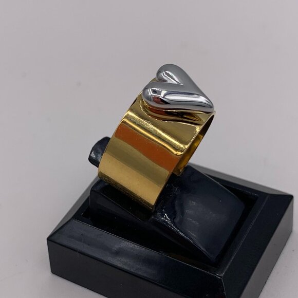 NWOT gold over stainless 16 inches, oblong link chain necklace, classic look, - Picture 14 of 16